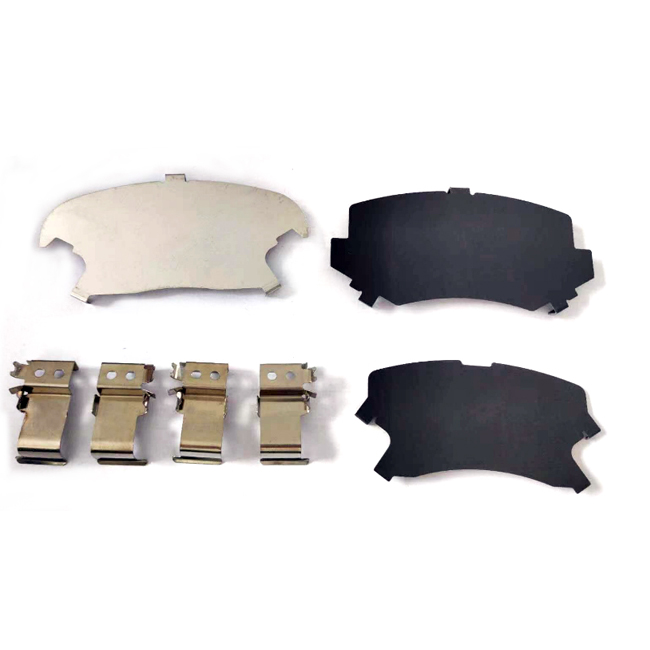 brake part, brake pad sensor, brake pad hardware, brake pad back plate